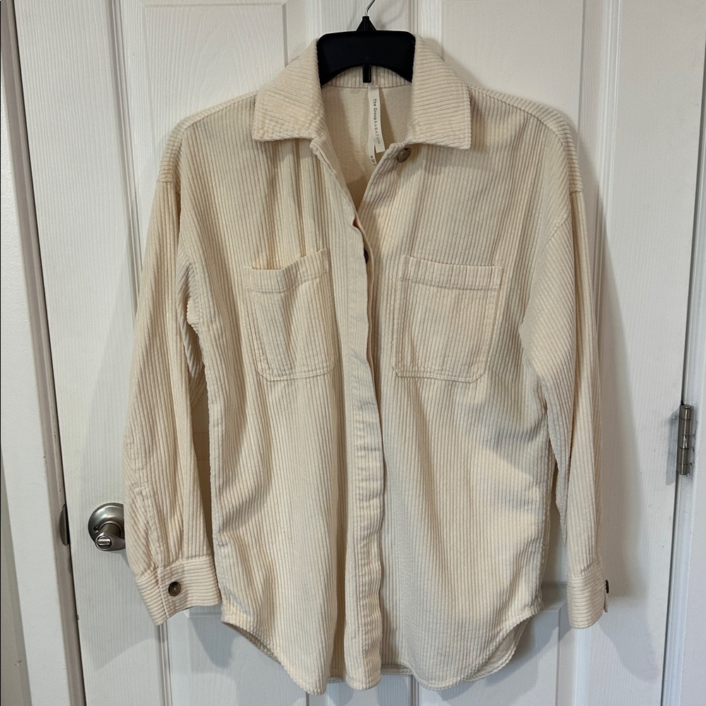 Group Babaton Shirt jacket corduroy | cream size xs